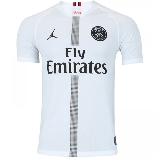 Camisa Paris Saint Germain 18/19 Branca - Nike Jordan -