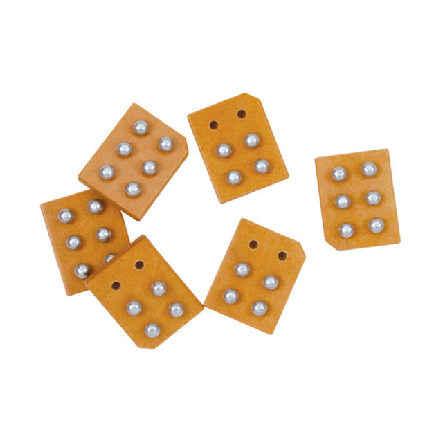 Dama e Trilha Adaptada com Velcro - Shopping do Braille