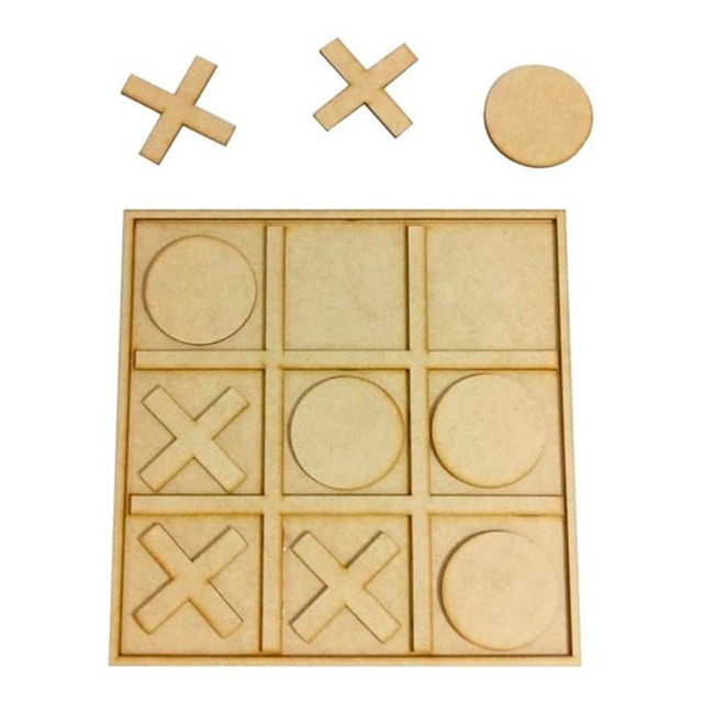 Jogo Da Velha Mdf Decoração