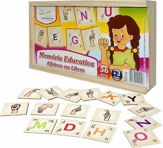 Jogo Memória Linguagem Dos Sinais Libras Infantil Educativo 80 Peças  Alfabeto Libras Brinquedo para Surdo Brinquedo Para Deficiente - GDkids  Brinquedos Educativos e Pedagógicos