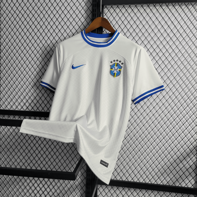 Camisa Seleção Brasileira Branca Minimalista 2023 - Torcedor