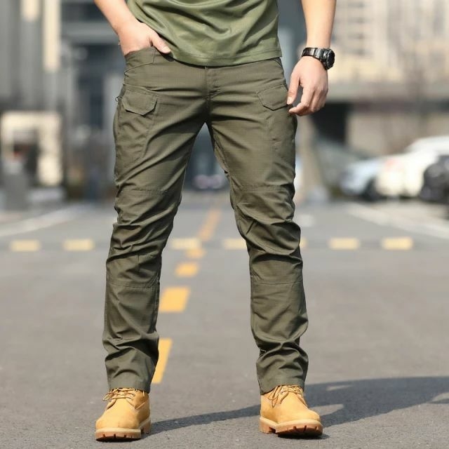 Pantalon Tactico Militar IX7 Verde Olivo