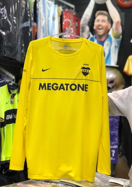 Camiseta Boca Megatone Amarilla Manga Larga