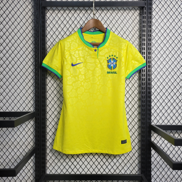 Camisa Brasil - Home (2022/23) Feminina