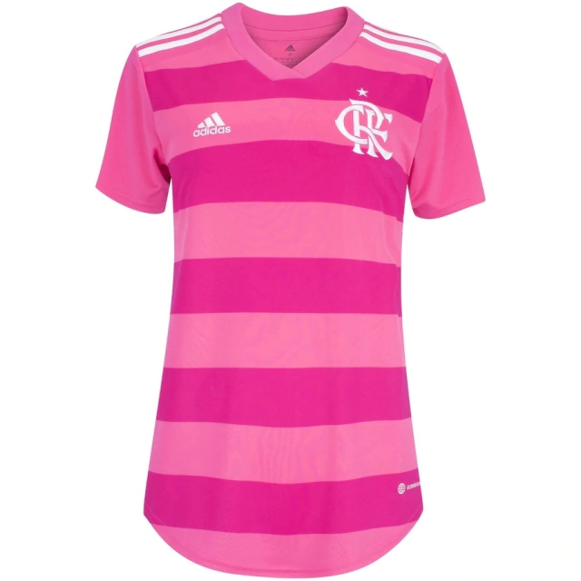Camisa Flamengo 22/23 - Feminina Torcedor - Outubro Rosa