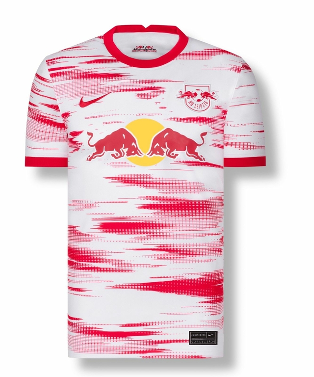 Camisa RB Leipzig I 21/22 Torcedor Nike Masculina - Branca