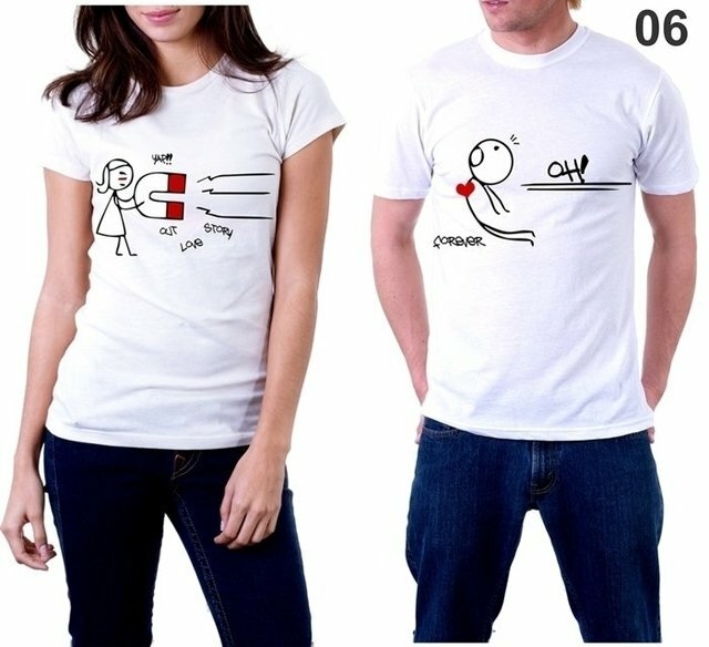 Kit Camiseta Personalizada, Casal, Recém Casados, Namorados, Noivos 06