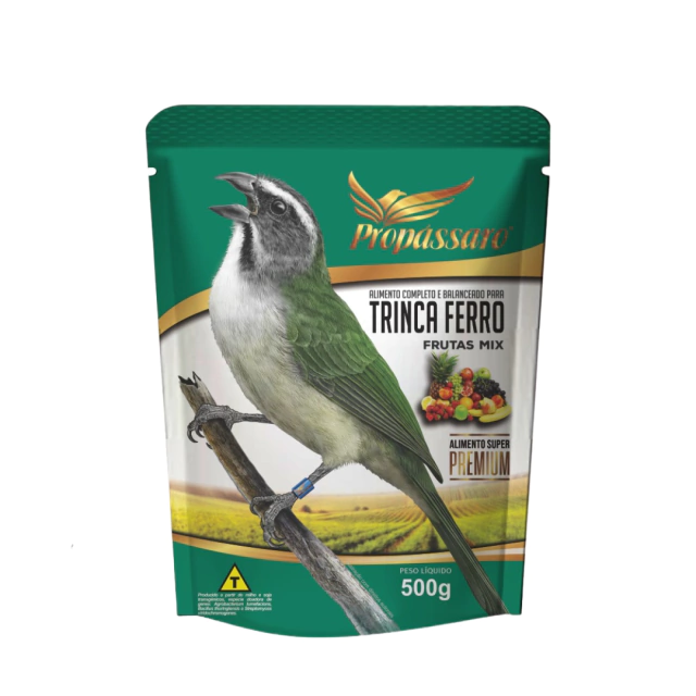 Ra O Super Premium Para Trinca Ferro Frutas Mix Prop Ssaro G