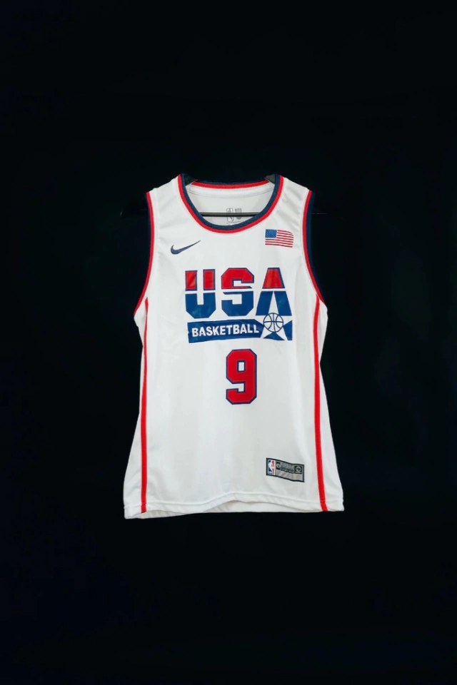 de acuerdo a software Directamente Camiseta USA Michael Jordan (9) Blanca - Kendrix