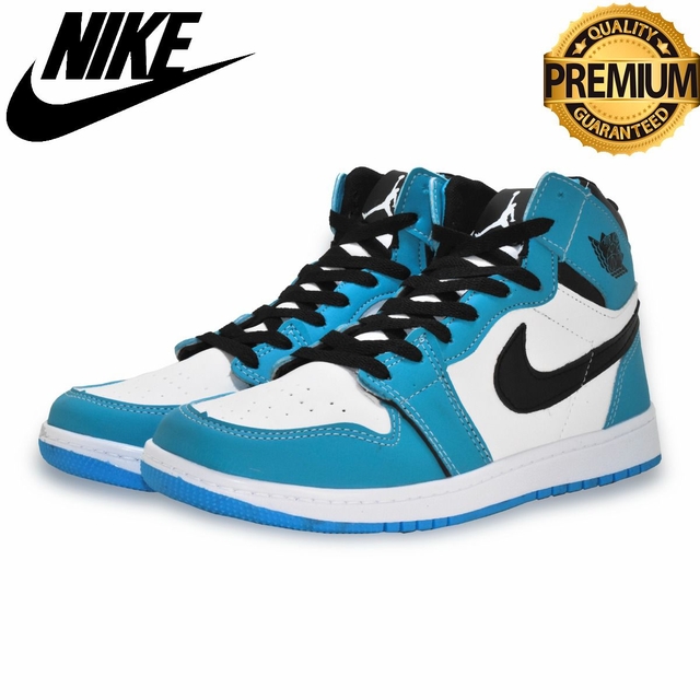 Tênis Nike Jordan - Azul Preto e Branco Feminino