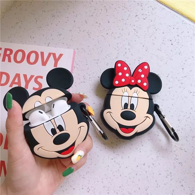 Funda de Airpods Mickey/Minnie - Shopping Lovers