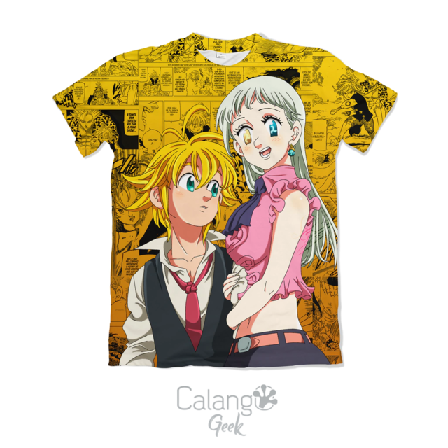 10 Camisas Camisetas Anime Sete pecados capitais Nanatsu