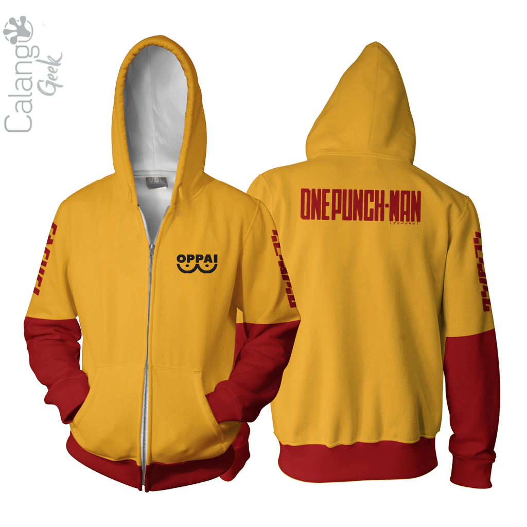 MOLETOM UNIFORME SAIT OPPAI ONE PUNCH MAN