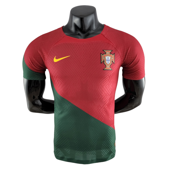 Camisa Seleção de Portugal Home 22/23 Jogador Nike Masculina - Verme