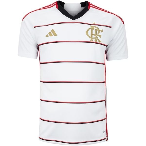 Camisa Flamengo II 23/24 Branco - Torcedor Adidas Masculina