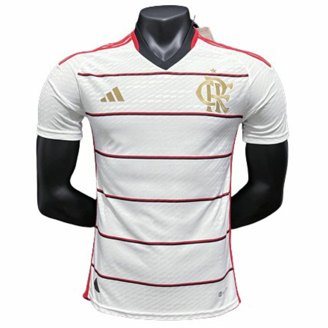 Camisa Flamengo II 23/24 Jogador Masculino - Adidas - Branco