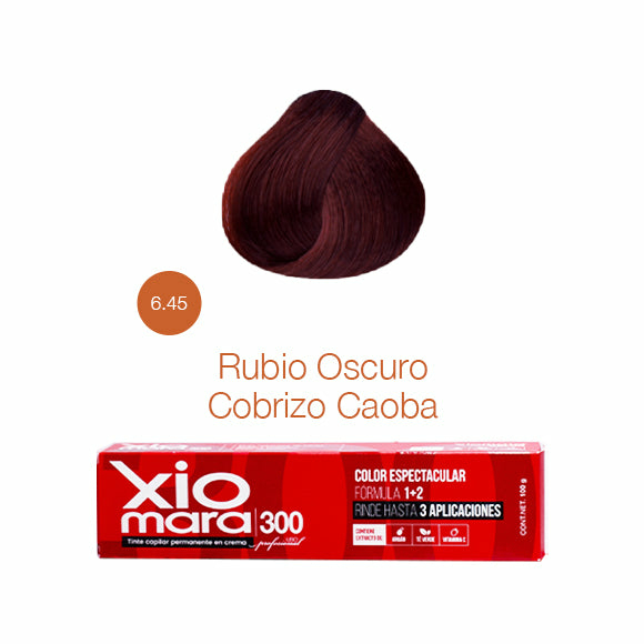 Xiomara 300 6.45 Rubio Oscuro Cobrizo Caoba