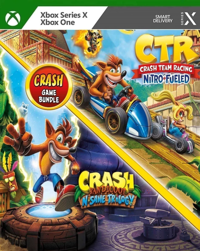 Crash Team Racing Nitro Fueled + Crash Bandicoot Trilogy Xbox One | Se