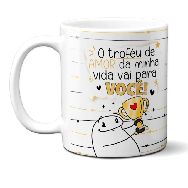 Caneca Casais Trof U Amor Da Vida Flork