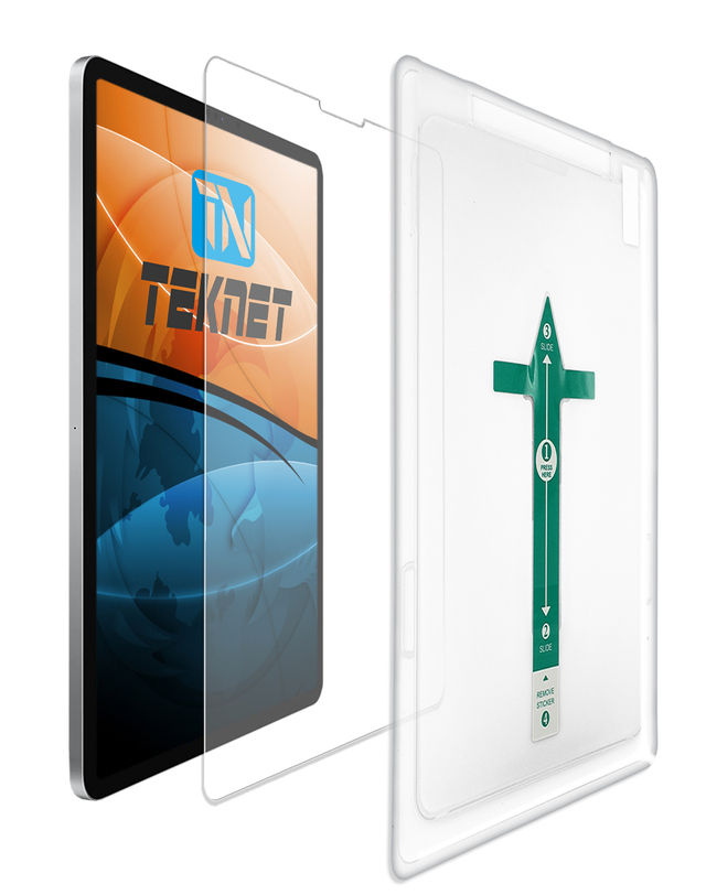 Protector Pantalla TEKNET Vidrio Templado para iPad 10.2 + aplicador