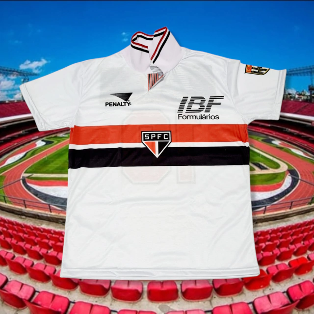 Camisa I IBF 1992/93 Branca Retrô #10 Raí