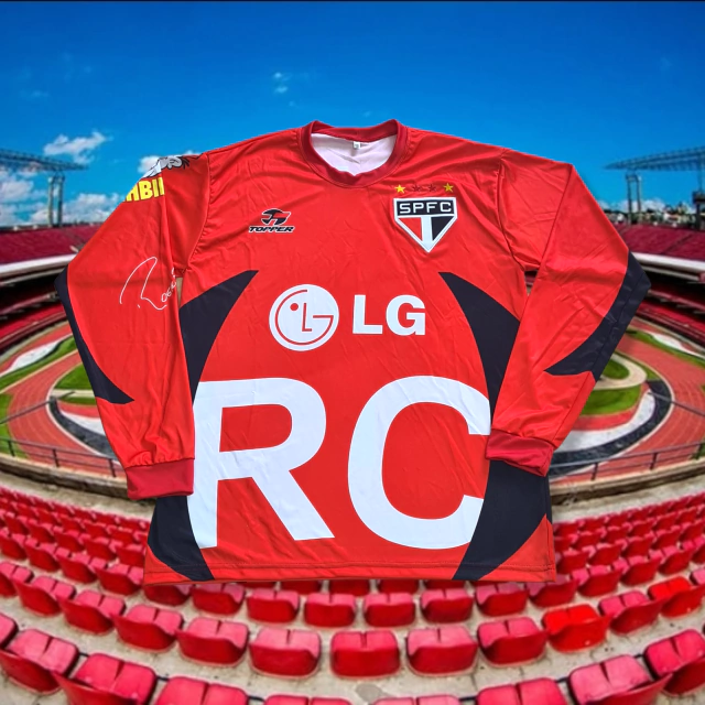 Camisa Retrô Rogério Ceni Libertadores 2005 Vermelha São Paulo