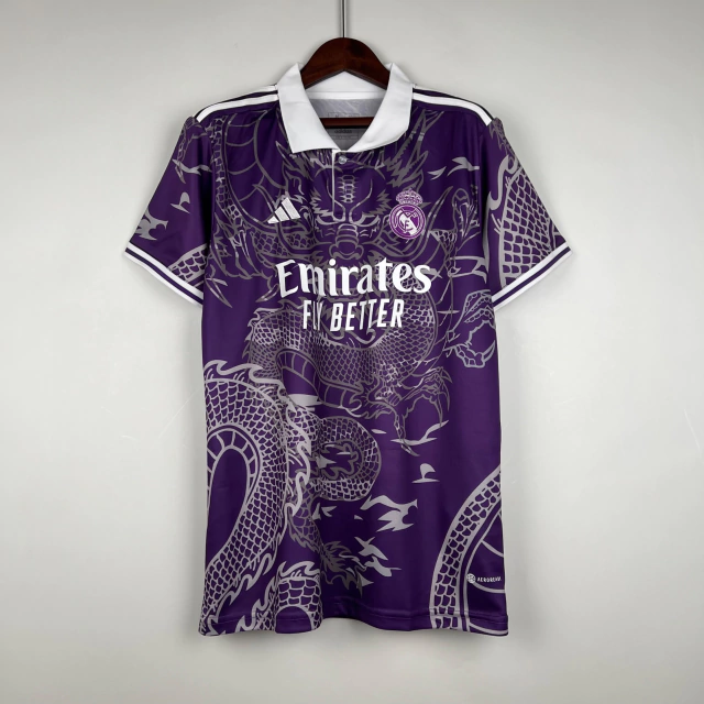 Camisa Adidas Real Madrid Conceito 2023/24 Edição Especial Roxa