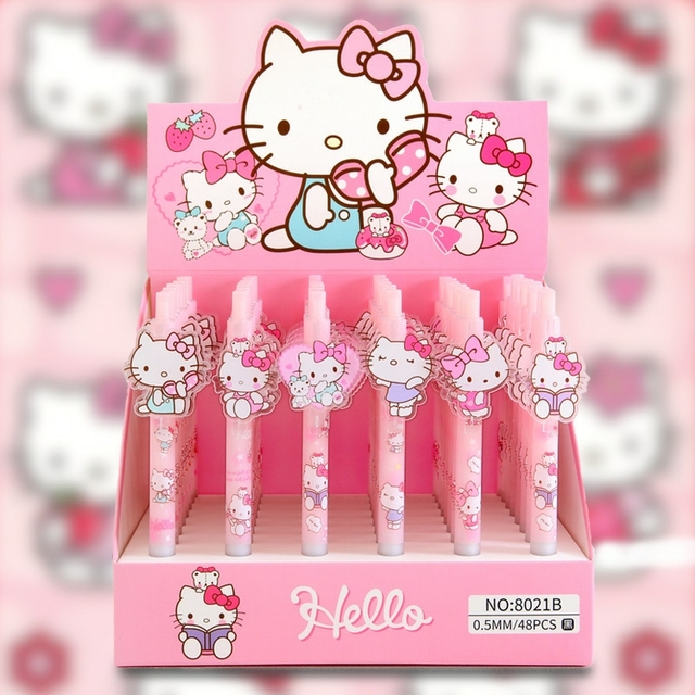 6 Pçs/conjunto Kawaii Sanrio Cinnamoroll 0.5mm Conjunto de Canetas