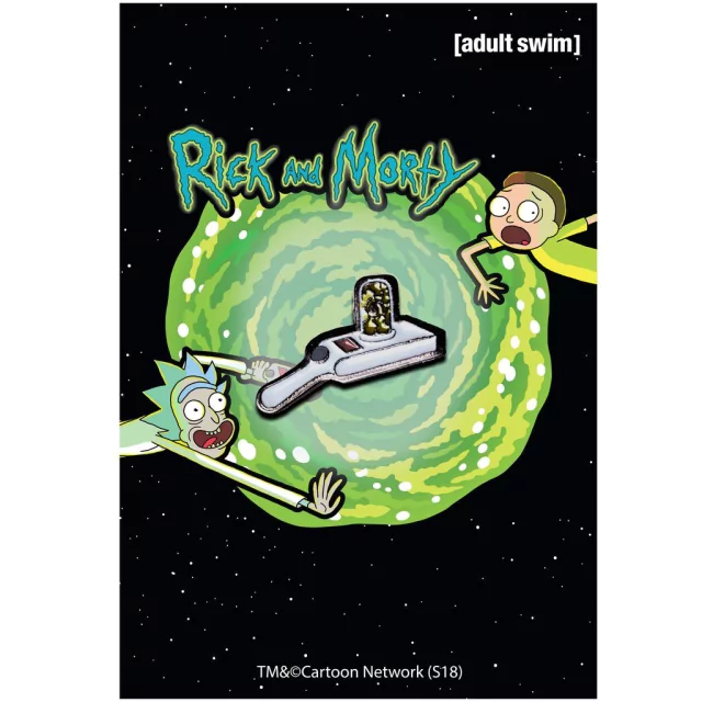 Rick And Morty Portal Pin - This Is Feliz Navidad