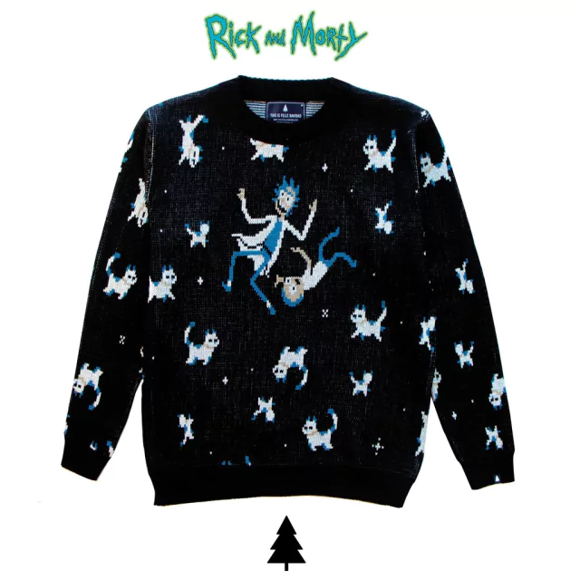 Rick And Morty Sweater - This Is Feliz Navidad