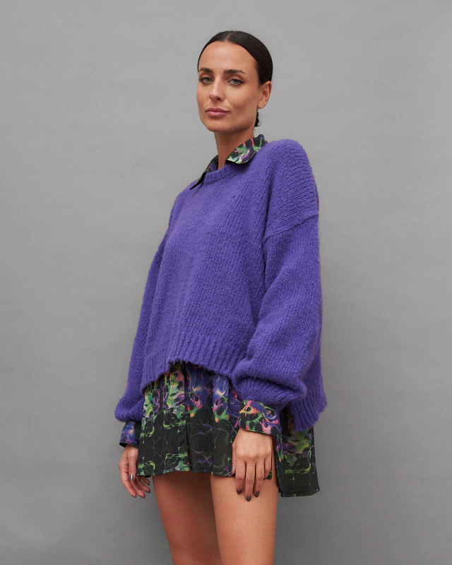Sweater violeta - Buy in Shibinda
