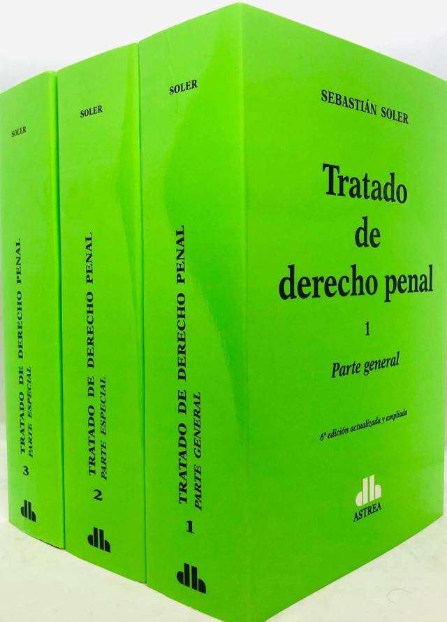 colección pobreza Ordinario Tratado de derecho penal - Soler, Sebastian