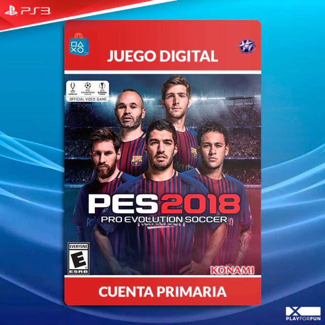 PES 2018 - PS3 DIGITAL - Comprar en Play For Fun