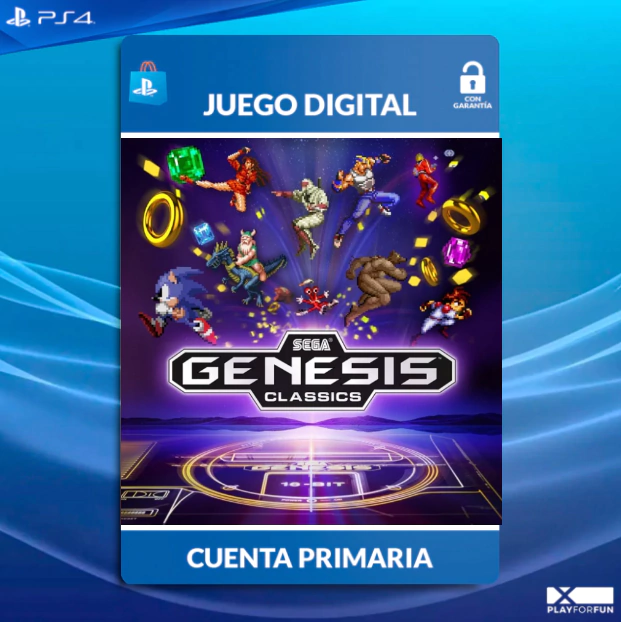 SEGA GENESIS CLASSICS - PS4 DIGITAL - Play For Fun