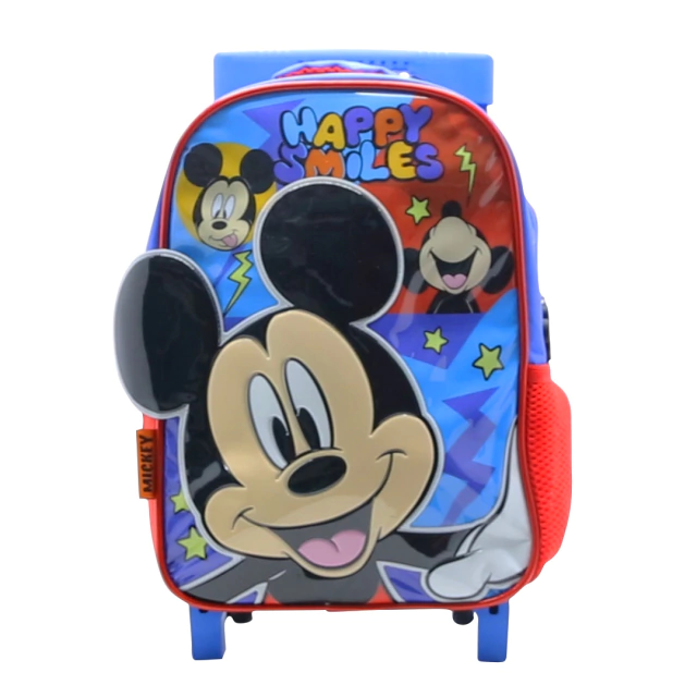 Mochila Mickey Mouse con carro 12" Cresko KM224