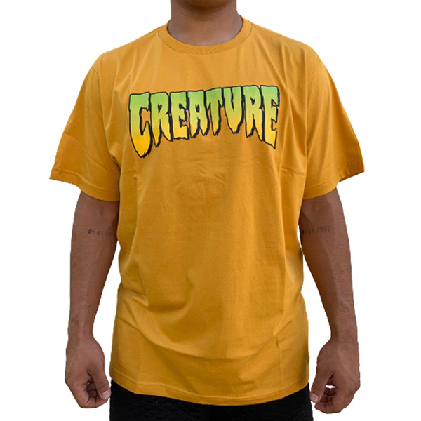 Camiseta Creature Logo Ylw - Comprar em CB SKATE SHOP