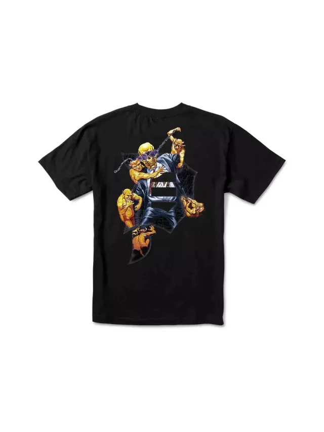 Camiseta Primitive Dirty P Chains MegaDeath Black