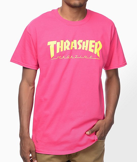 Camiseta Thrasher Skate Mag Pink! - CB SKATE SHOP