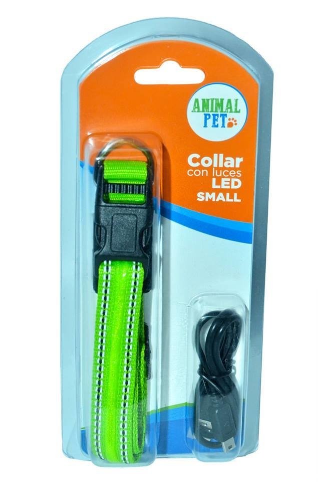 Collar Luz Led Animal Pet Para Perros - Con Carga USB