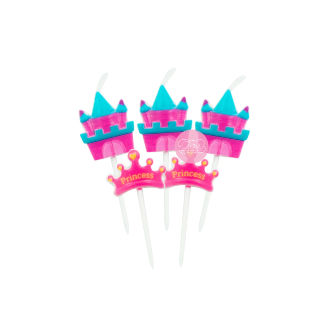 clímax Ascensor Espectacular Velitas Princesa x 5 - AIRE objetos decorativos