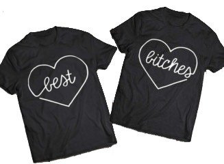 Camiseta O Blusa Best Bitches Juego 2pzas