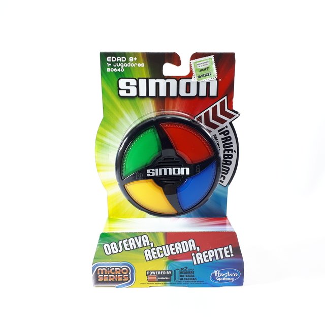 Simon Mini Micro Series Clásico Juego De Memoria Hasbro