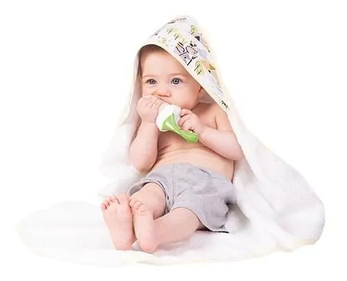 Toalla con capucha de Bebé - Comprar en Luna Deco
