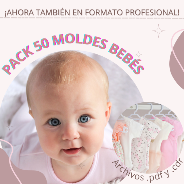 Moldes imprimibles de ropa para bebés