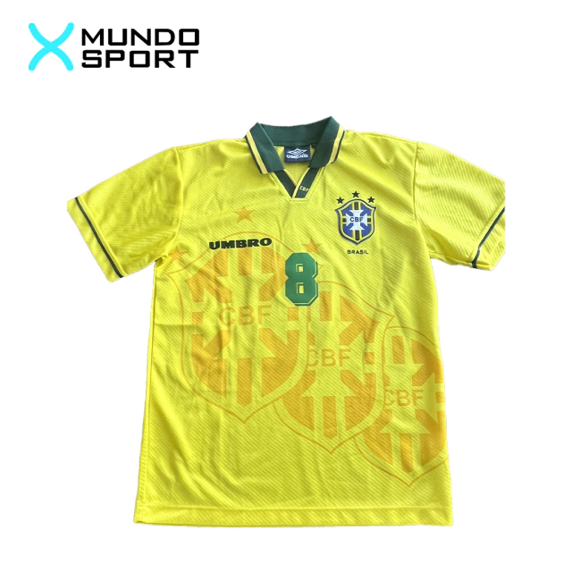 Camiseta titular Brasil 1994 #8 Dunga - Mundo Sport
