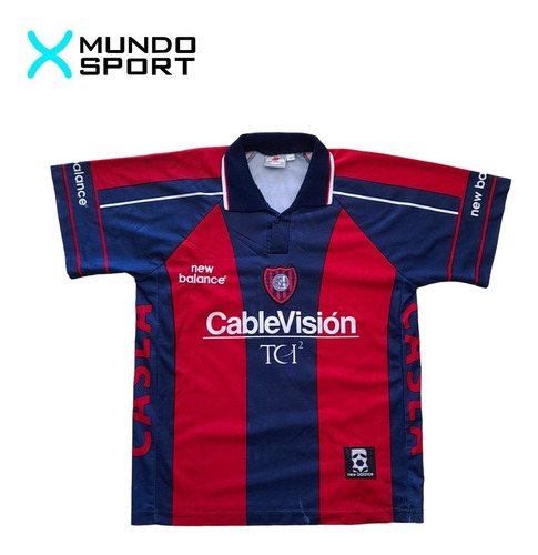 Camiseta titular San Lorenzo Cablevision 1998 #9 Acosta