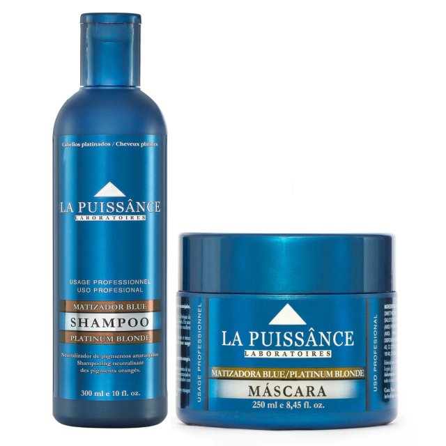La Puissance Combo Matizador Blue Shampoo x300ml + Mascara x250ml