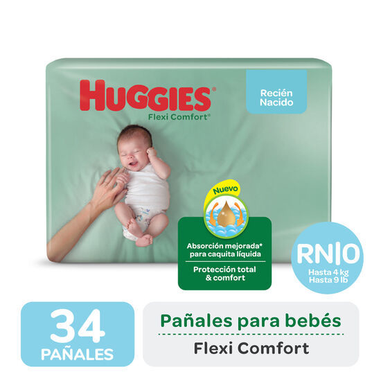 Huggies Flexi Comfort Recién Nacido - Parque Pañal
