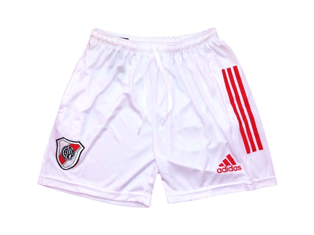 Short de microfibra River Plate blanco - Sportacus