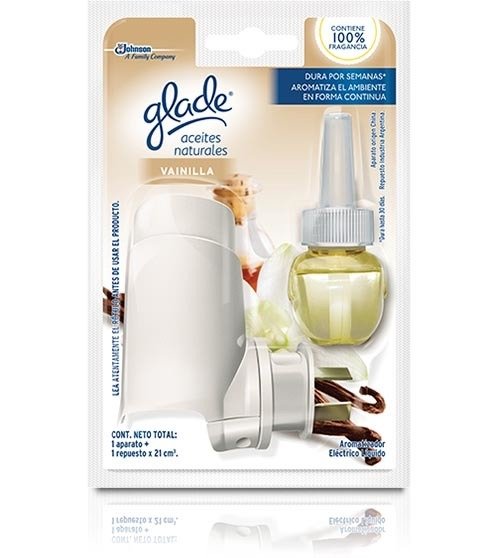 Desodorante Glade Enchufe Aceite Natural Completo